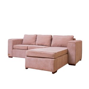 Fabric L-shaped Couch