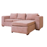 Fabric L-shaped Couch
